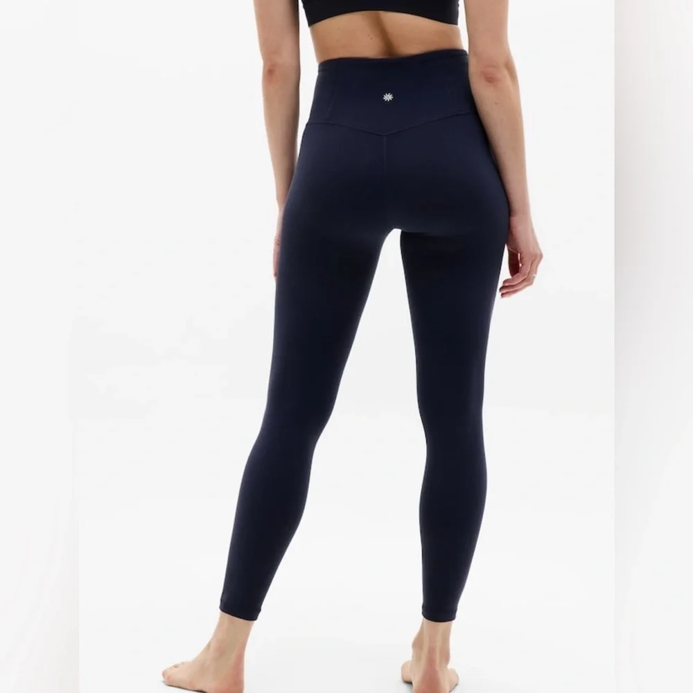 NWT Ultra High Rise Elation 7/8 Navy Tight Size Small - Picture 2 of 8